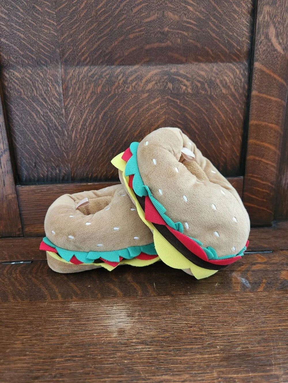carter's Donut and Hamburger Toddler Slippers
